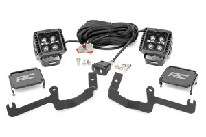 Chevrolet Silverado 1500 LED Light Kit - Front - Rough Country - Ditch Mount, 2